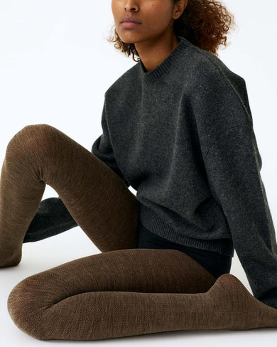 Ylva Wool Fishbone Tights