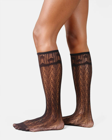Erica Crochet Knee-Highs