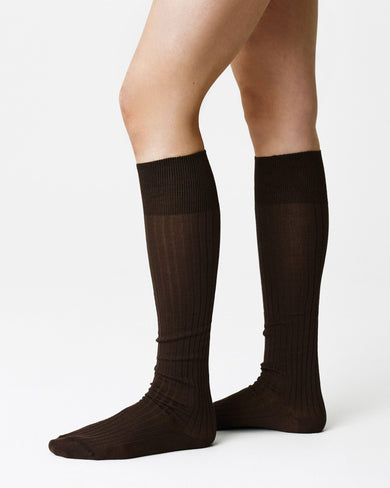 Loelle Ribbed Knee-Highs
