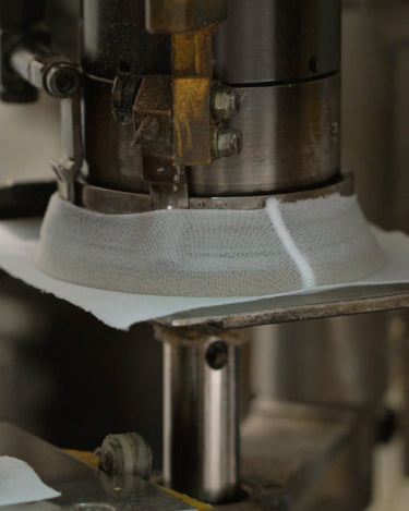 Split banner production sustainability report swedish stockings