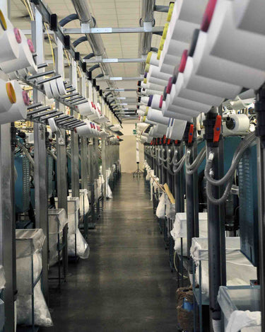 split banner our factories swedish stockings